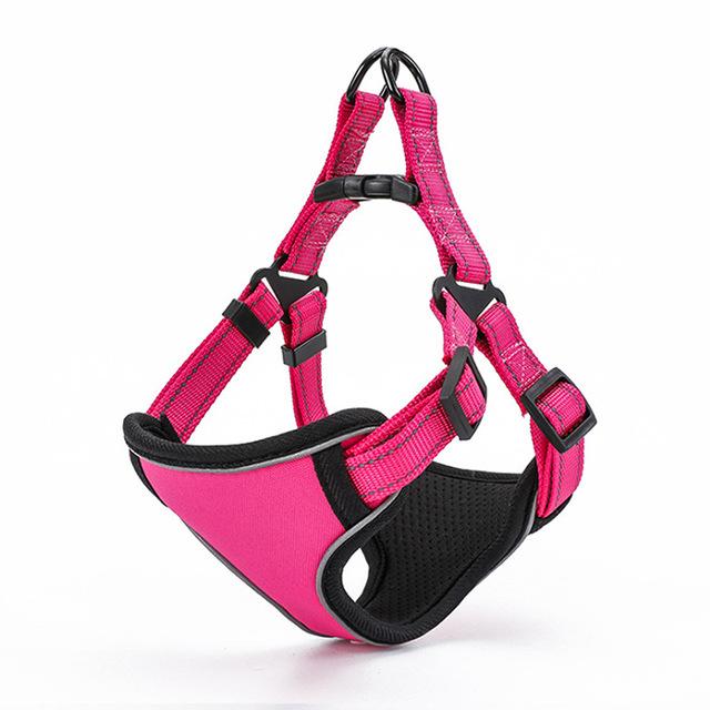 Reflective Sport Dog Harness For Small Medium Large Dog Safety Adjustable Training Pet Bulldog Puppy Dog Chest Vest Harnesses