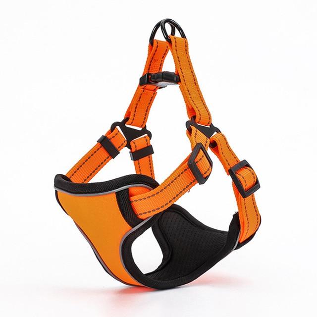 Reflective Sport Dog Harness For Small Medium Large Dog Safety Adjustable Training Pet Bulldog Puppy Dog Chest Vest Harnesses