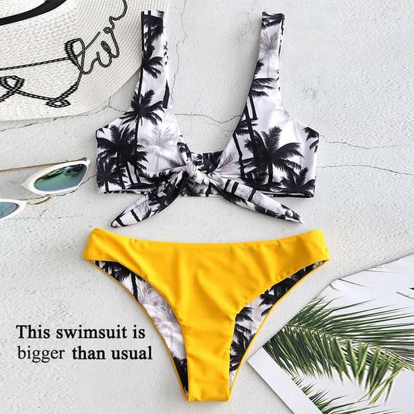 Bikinx Bandeau swimwear women push up swimsuit female Cactus Print micro bikini 2019 sexy bathing suit beach bathers Biquini new