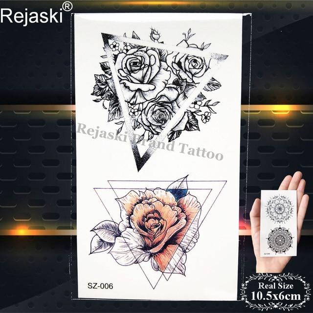 Rejaski Creative Black Tattoo Sticker Women Body Art Planets Temporary Tattoo Men Moon Waterproof Tatoos Long Lasting Kids Tatoo