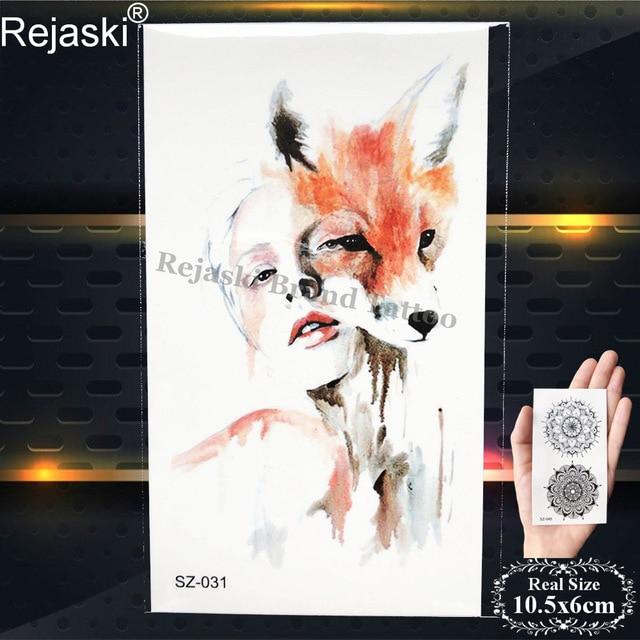 Rejaski Creative Black Tattoo Sticker Women Body Art Planets Temporary Tattoo Men Moon Waterproof Tatoos Long Lasting Kids Tatoo