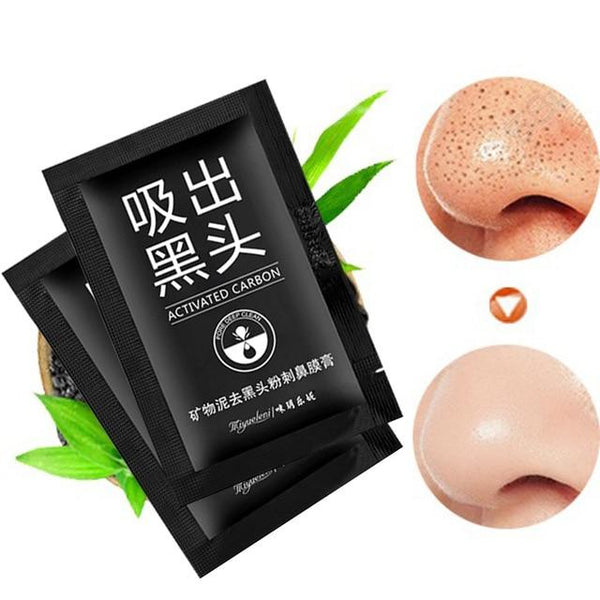 2019 New Bamboo Charcoal Blackhead Remove Facial Masks Deep Cleansing Purifying Peel Off Black Nud Facail Face Masks