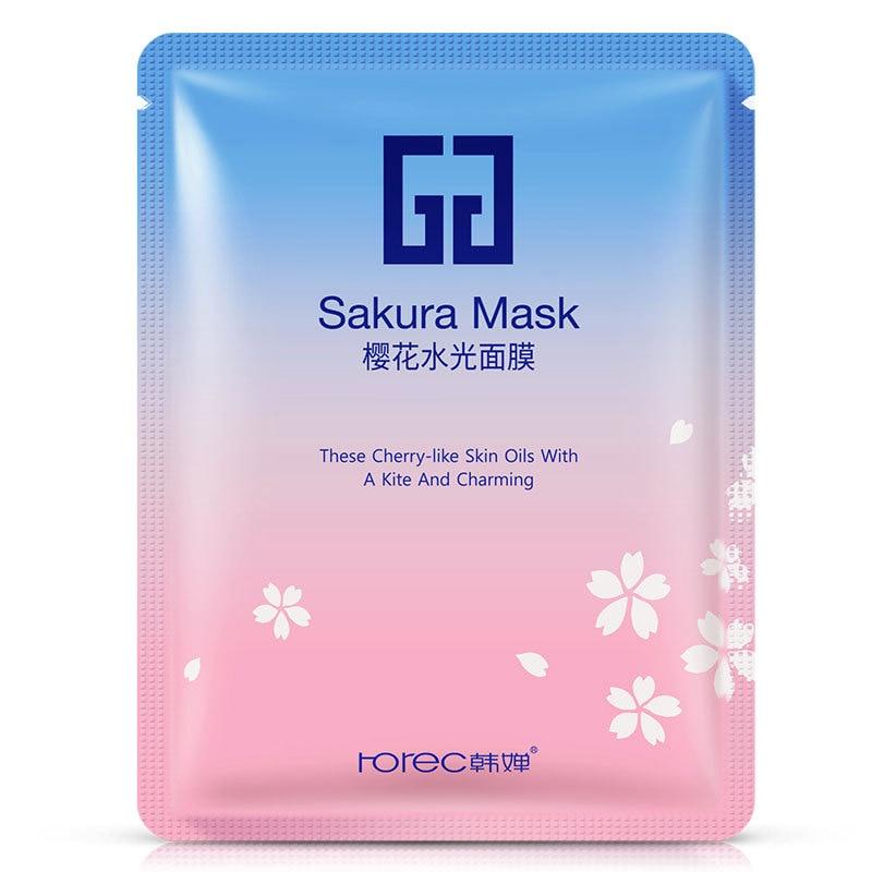 HanChan 1Pcs Sakura extract Face Mask Moisturizing Korean Mask Sheet Acne Treatment Mask Facial Skin Care Cosmetics