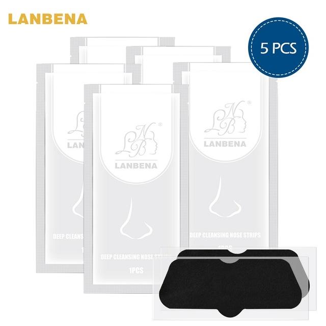 LANBENA Facial Masks Blackhead Remove Nose Mask Shrink pores Peeling Acne Treatment Black Deep Cleansing Moisturizing Skin Care