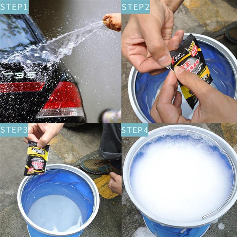 1PC=5-10L Car Accessories Household car foam cleaner concentrated car wash essence, genuine car wash fine wash one bag at a time