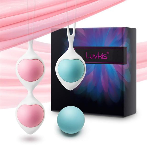 Luvkis Kegel Balls Medical Silicone Vaginal Ball for Anus or Vagina Tighten Exercise Ben Wa Balls Geisha Ball Sex Toys for Women