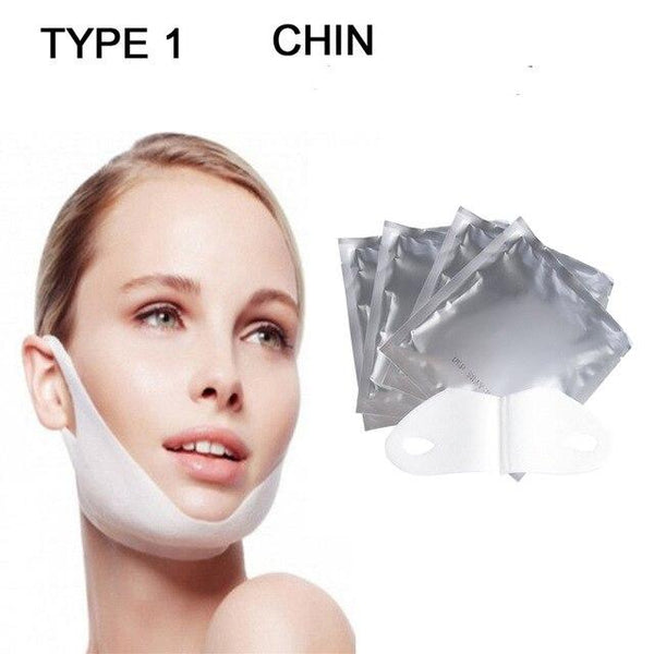 4D Double V Face Hanging Ear Face Paste Hydrogel Mask Lifting Firming Thin Masseter Double Chin Mask