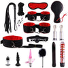 23pcs/set G spot Vibrators Adult Game Props SM Bondage Restraint Women Sex Toy Noylon Handcuffs Clit Stimulator Adult Sex Shop