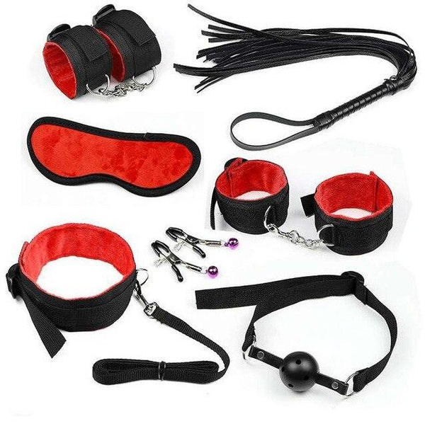 23pcs/set G spot Vibrators Adult Game Props SM Bondage Restraint Women Sex Toy Noylon Handcuffs Clit Stimulator Adult Sex Shop