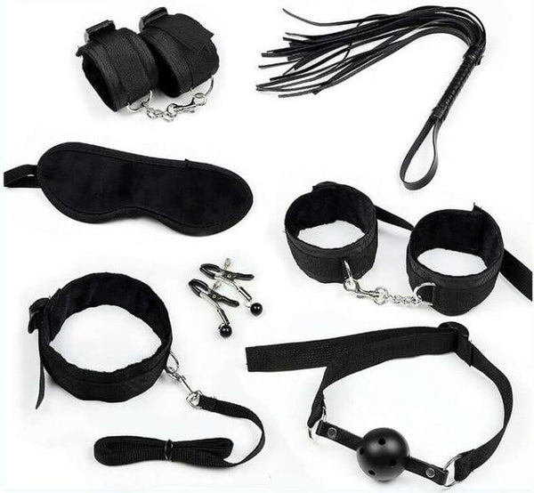 23pcs/set G spot Vibrators Adult Game Props SM Bondage Restraint Women Sex Toy Noylon Handcuffs Clit Stimulator Adult Sex Shop