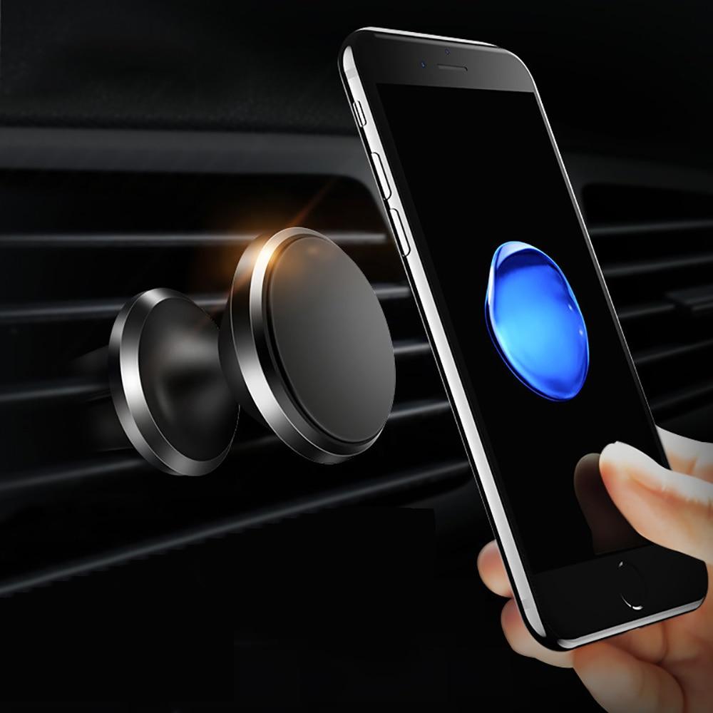 Magnetic Car Phone Holder Automotive Air Vent Mount Cell Phone Stand Magnet Auto Dashboard Smartphone Support Bracket Accessory