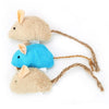 HOOMIN 3 Pieces/set Mouse with Catnip Funny Pet Cat Toys Training Interactive Chewing Toy Simulated Plush Mouse Cat Supply