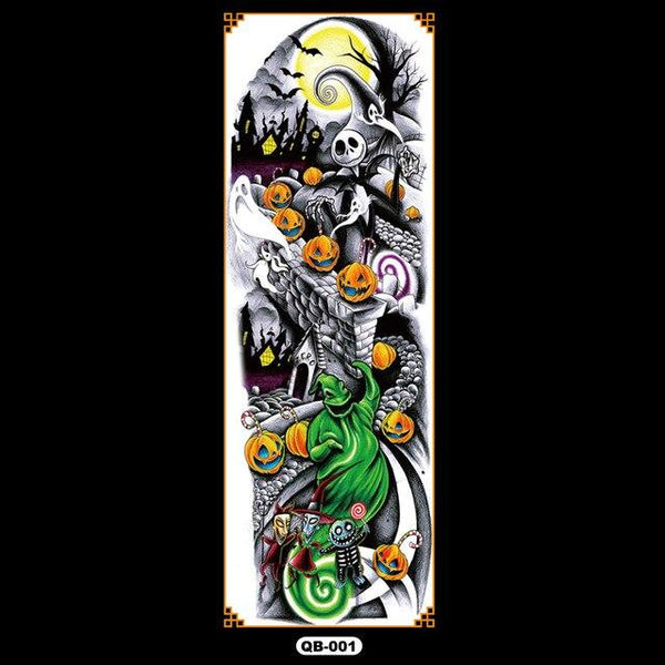 Temporary tattoos waterproof false black women tattoo tattoo stickers children man whole tattoo on the arm