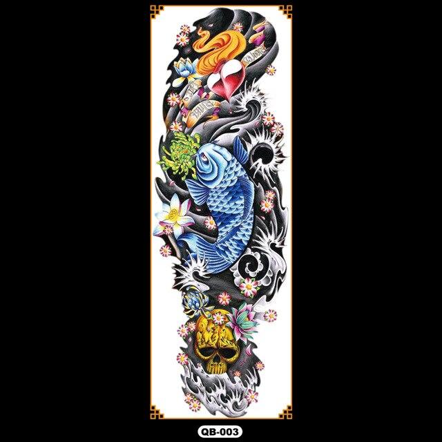 Temporary tattoos waterproof false black women tattoo tattoo stickers children man whole tattoo on the arm