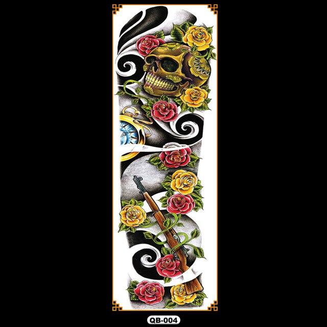 Temporary tattoos waterproof false black women tattoo tattoo stickers children man whole tattoo on the arm
