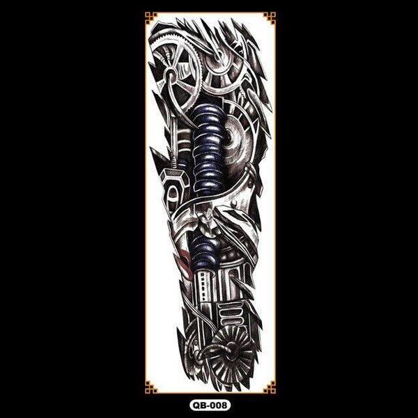 Temporary tattoos waterproof false black women tattoo tattoo stickers children man whole tattoo on the arm