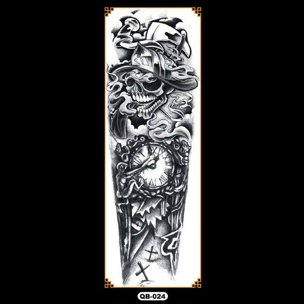 Temporary tattoos waterproof false black women tattoo tattoo stickers children man whole tattoo on the arm