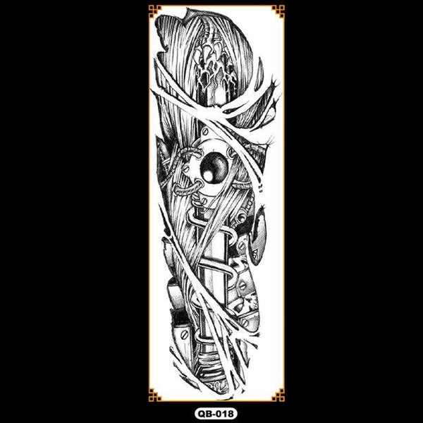Temporary tattoos waterproof false black women tattoo tattoo stickers children man whole tattoo on the arm