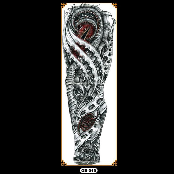 Temporary tattoos waterproof false black women tattoo tattoo stickers children man whole tattoo on the arm