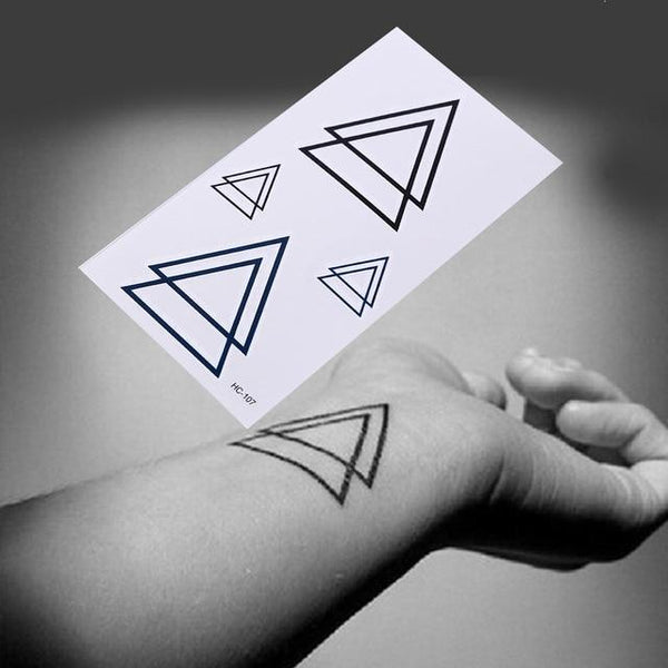 2016 Hot Black Temporary Tattoo Body Art Tattoos 3D Waterproof Temporary Tattoos Sticker Art Men Arm Leg Fake Tatoo Paper