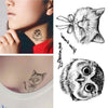 2016 Hot Black Temporary Tattoo Body Art Tattoos 3D Waterproof Temporary Tattoos Sticker Art Men Arm Leg Fake Tatoo Paper