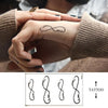 2016 Hot Black Temporary Tattoo Body Art Tattoos 3D Waterproof Temporary Tattoos Sticker Art Men Arm Leg Fake Tatoo Paper