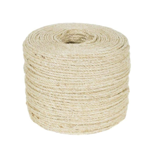 3/5M Natural Sisal Rope Cat Scratching Post Toys Making DIY Desk Foot Chair Legs Binding Rope Material For Cat Sharpen Claw