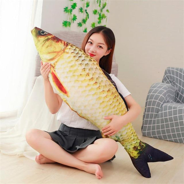 3D Simulation Cat Favor Fish Dog Toys Plush Stuffed Fish Shape Cats Padded Toy Catnip Scratch Board Scratching Post For Pet