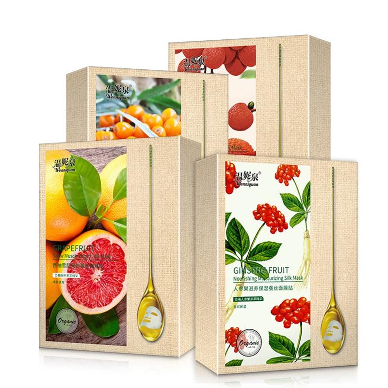 Fruit Mask Grapefruit Extracts Essence Face Mask Muscle Hydration Moisturizing Facial Skin Care Care Mask