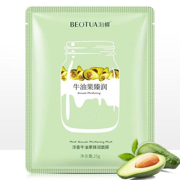 Face Mask Natural Fruit Extracts Hyaluronic Acid Facial Masks Moisturizing Oil-control Anti Acne Aging Whitening Skin Face Care