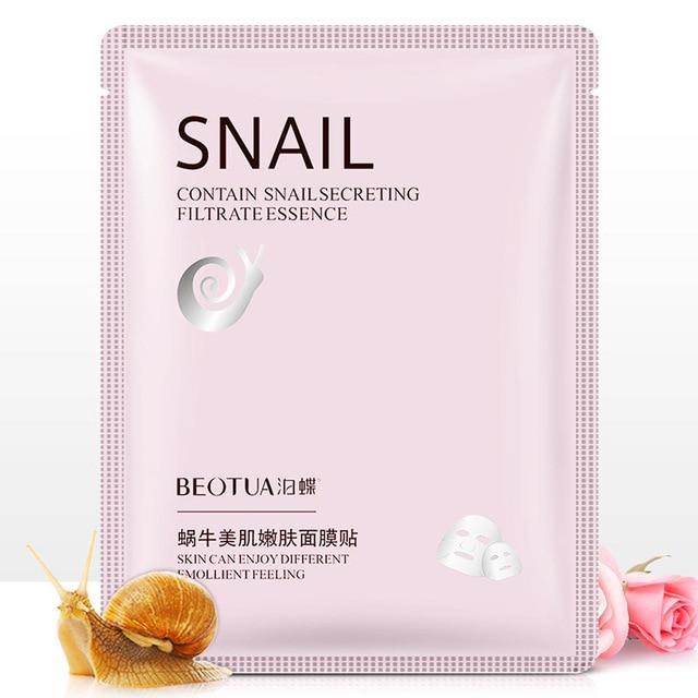 BEOTUA Snail Facial Mask Moisturizing Skin Care Whitening Oil Control Shrink Pores Sheet Hydrating Mask