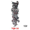 25 Design Waterproof Temporary Tattoo Sticker Full Arm Large Size Arm Tatoo Flash Fake Tattoos Sleeve for Men Women Girl #288345