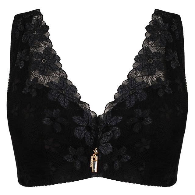 Meizimei bh bralette sexy lingerie plus big size bras for Women push up lace underwear brassiere intimates underwire minimizer