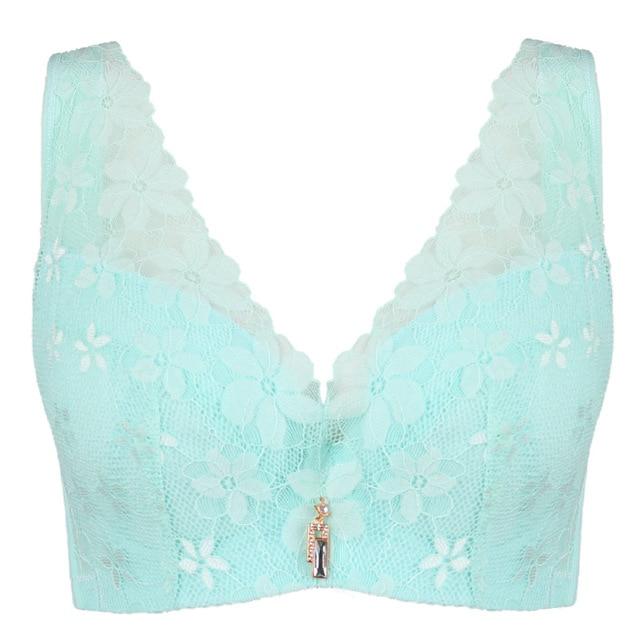 Meizimei bh bralette sexy lingerie plus big size bras for Women push up lace underwear brassiere intimates underwire minimizer