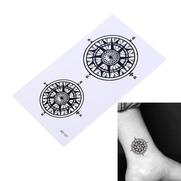 3D Arm Leg Body Art Sticker Cool Temporary Tattoos Black Dragon Removable Waterproof Temporary Tattoo