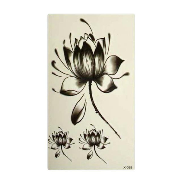 Sexy Fish Tattoo Sticker Waterproof Women Body Art Tattoos Carp Pattern Tattoo Stickers Temporary Adhesive Tattoo Arm