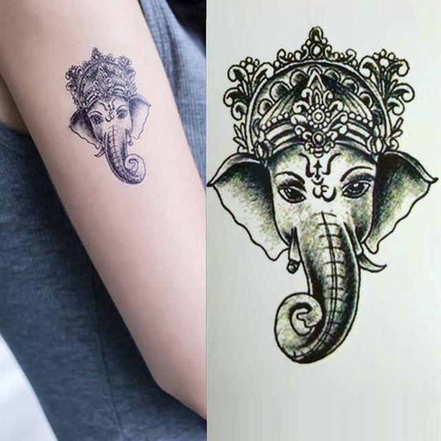 Sexy Fish Tattoo Sticker Waterproof Women Body Art Tattoos Carp Pattern Tattoo Stickers Temporary Adhesive Tattoo Arm