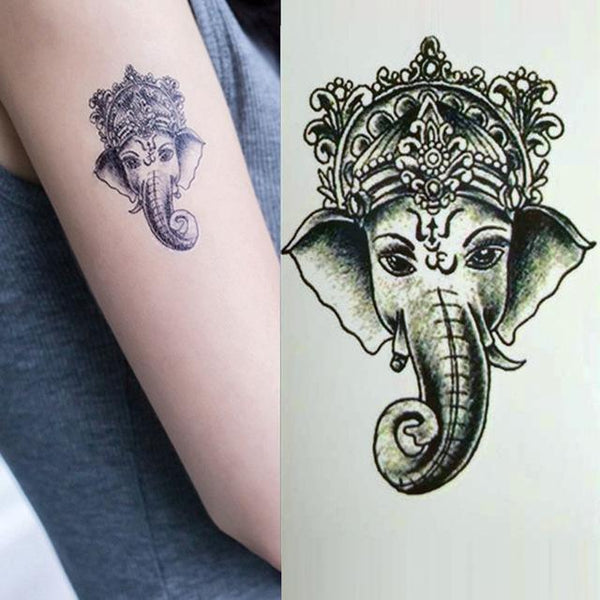 Sexy Fish Tattoo Sticker Waterproof Women Body Art Tattoos Carp Pattern Tattoo Stickers Temporary Adhesive Tattoo Arm