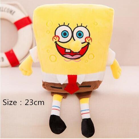 Sponge Bob Creative new 20cm Spongebob And 20 cm Patrick Plush Toy Soft Cartoon Toy for Kids Doll Birthday Gift Home Decoration