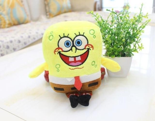 Sponge Bob Creative new 20cm Spongebob And 20 cm Patrick Plush Toy Soft Cartoon Toy for Kids Doll Birthday Gift Home Decoration