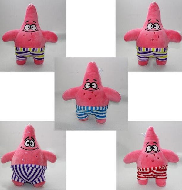 Sponge Bob Creative new 20cm Spongebob And 20 cm Patrick Plush Toy Soft Cartoon Toy for Kids Doll Birthday Gift Home Decoration