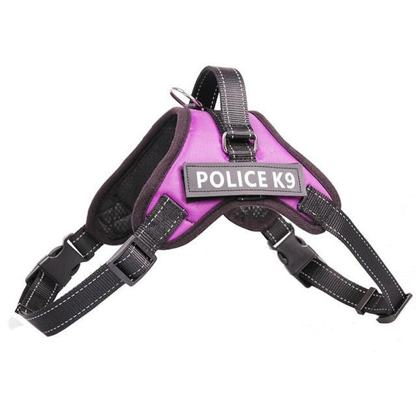 Professional Police K9 Pet Dog Harness Training Outdoor Adjustable Hand Strap Vest Collar for Small Large Dogs Labrador JB01