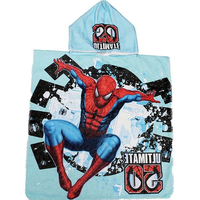 Elsa Princess Girl Hooded Beach Unicorn Baby Bathrobe Summer Shower Bath Towels Kids Swimming Poncho Cover Blanket Toalla Minnie