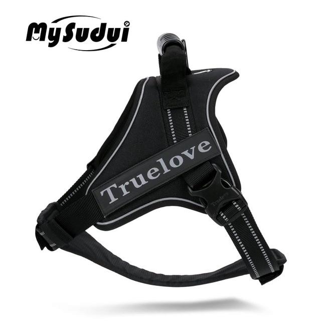 MySudui Truelove Large Dog Harness Vest Reflective Chihuahua Large No Pull Tactical Small Pet Dog Vest Harness Pet Harness Vest