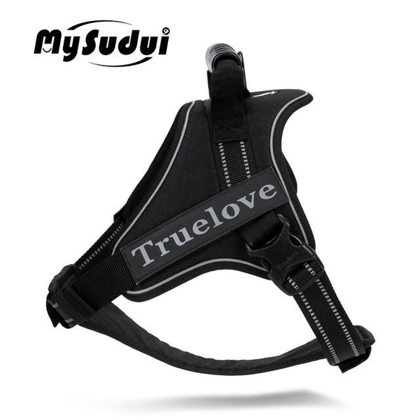 MySudui Truelove Large Dog Harness Vest Reflective Chihuahua Large No Pull Tactical Small Pet Dog Vest Harness Pet Harness Vest
