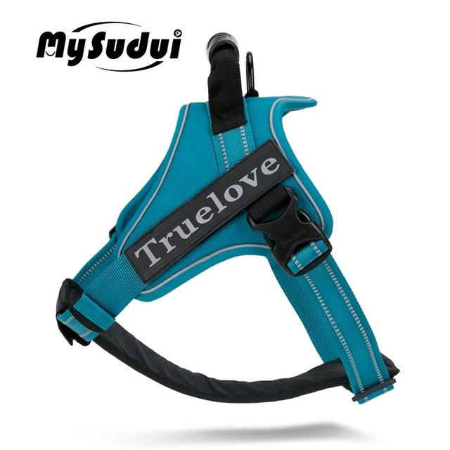MySudui Truelove Large Dog Harness Vest Reflective Chihuahua Large No Pull Tactical Small Pet Dog Vest Harness Pet Harness Vest