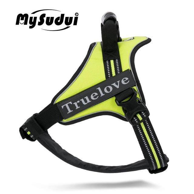 MySudui Truelove Large Dog Harness Vest Reflective Chihuahua Large No Pull Tactical Small Pet Dog Vest Harness Pet Harness Vest