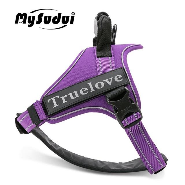 MySudui Truelove Large Dog Harness Vest Reflective Chihuahua Large No Pull Tactical Small Pet Dog Vest Harness Pet Harness Vest
