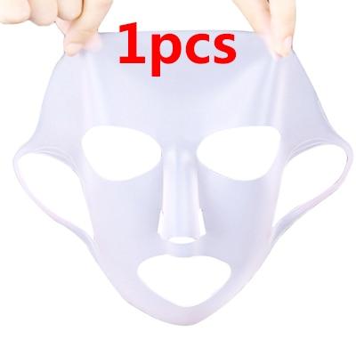 efero Silicone Unisex Face Mask Sheet Mask Anti-off Mask Ear Fixed Prevent Essence Evaporating Reusable Face Mask Makeup Tools