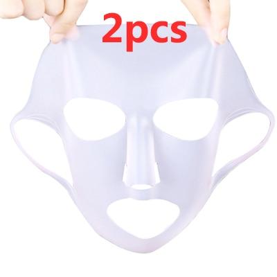 efero Silicone Unisex Face Mask Sheet Mask Anti-off Mask Ear Fixed Prevent Essence Evaporating Reusable Face Mask Makeup Tools